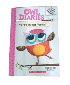Owl Diaries, Eva's Treetop Festival: a Branches Book #1 by Rebecca Elliott - Foto 1 di 2