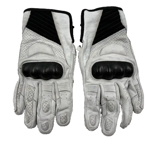 Белые мотоциклетные перчатки TORC Riverside XXL — TG62RIV26 - Изображение 1 из 4