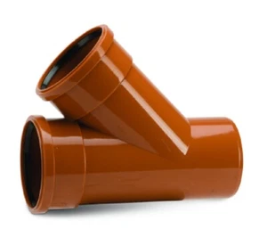 CB Polypipe 110mm UG Junction Double Socket 87.5 Degree F97093 - Picture 1 of 1