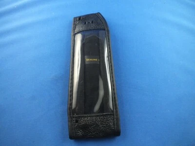Original NEC G9 genuine leather leather bag case pouch mobile phone case belt clip - Image 1 of 4