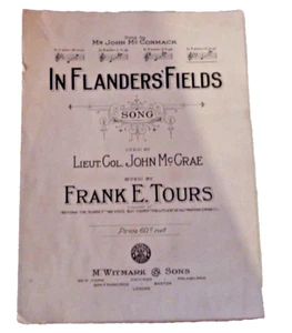 IN FLANDERS FIELDS BNOTEN 1919 - Bild 1 von 5