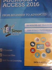 Simon Sez It Microsoft Access 2016 Video Tutorials 2 Courses, Self-paced - Picture 1 of 3