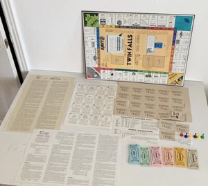 Vintage 1981 Wheeler Dealer Board Game Twin Falls Idaho Complete - Picture 1 of 14