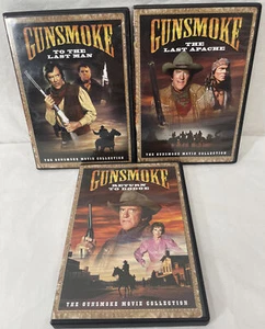 Gunsmoke DVD Movie Collection Lot Return to Dodge Last Man Last Apache Western - Picture 1 of 12