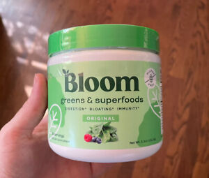 BLOOM Greens+ Superfoods Dietary Supplement 5.8oz Original Flavor - EXPIRES 7/24