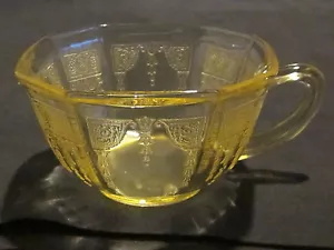Hocking Glas Prinzessin Topas Tassen (4) - Bild 1 von 1
