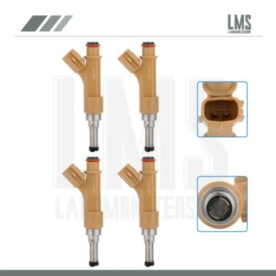 4 Fuel Injectors For Toyota For Corolla Matrix 1.8L 2009 2010-2015 23250-0T010 - Image 1 of 4