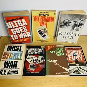 War Paperback Book Bundle Job Lot x 7 Non Fiction Military, Hitler, Russia Etc - Picture 1 of 6