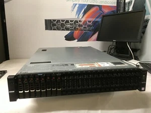 Dell PowerEdge R730XD Server 2x  14-Core E5-2650v4 SSD 8x900GB SAS H730 VMware 8 - Picture 1 of 11