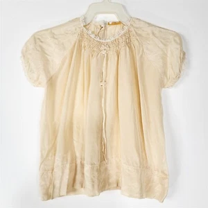 Vestido de seda vintage dorado sol para niñas pequeñas - Imagen 1 de 6