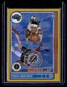 2022-23 Panini Hoops Premium Stock Paolo Banchero Gold Prizm RC #’d 01/10 Magic - Picture 1 of 2