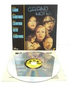 Grand Hotel Laserdisc LD Hollywood Allstar Greta Garbo John Barrymore Lionel - Picture 1 of 5