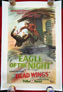 Eagle of the Night 1928 US Original professionally Linenbacked One Sheet EX - Picture 1 of 2