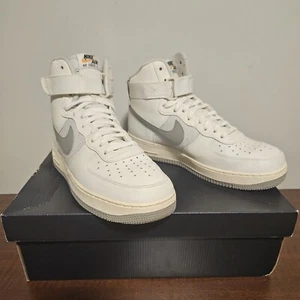 Nike Air Force 1 High '07 LV8 Vintage Sail Medium Grey Size 10.5 - Picture 1 of 8
