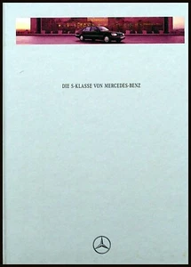 1994 Mercedes-Benz S-Class W140, S 280 - S 600, S 350 TD Hardback Brochure - Picture 1 of 4