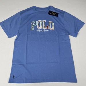 Polo Ralph Lauren Boys Size LARGE (14-16) Short Sleeve Blue T-Shirt - Picture 1 of 6