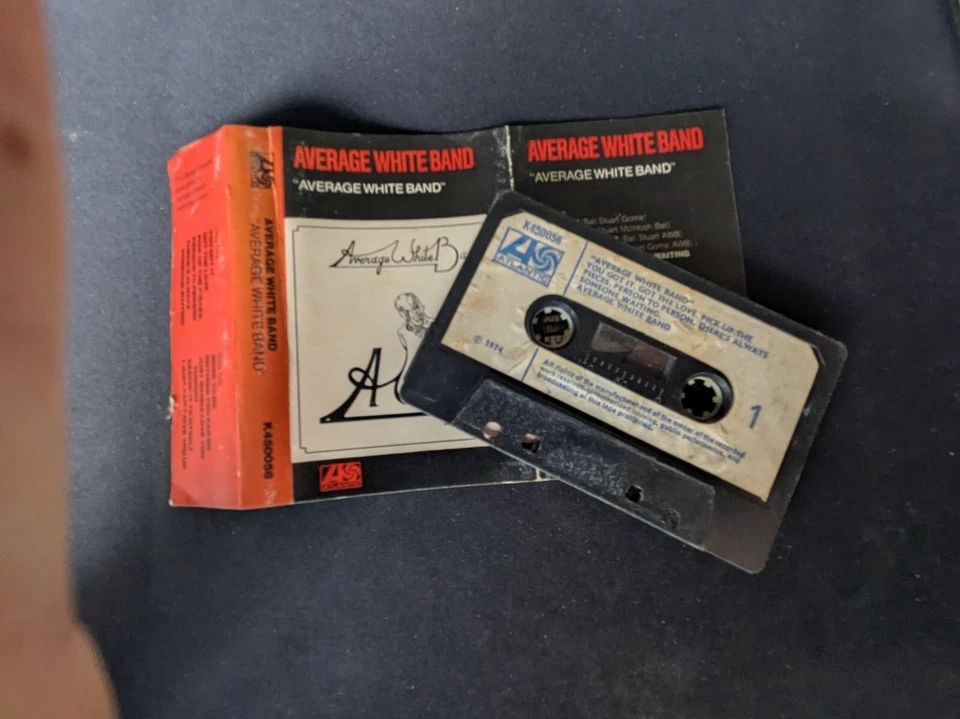 AVERAGE WHITE BAND - AWB (ATLANTIC K450058) 1974 UK CASSETTE TAPE FUNK SOUL - Image 1 of 1