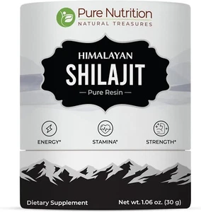 PURE NUTRITION NATURAL (TREASURES Pure Nutrition Pure Himalayan Shilajit best) - Picture 1 of 5
