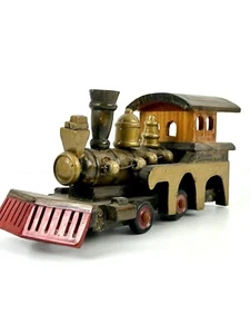 Ancien Jouet Locomotive en Bois à Restaurer - Imagen 1 de 15