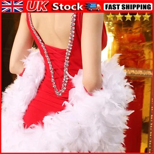 Thick Feather Boa Costume Fancy Dress Flapper 1920s Accessories Garland 2M NEW - Picture 1 of 17