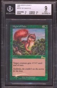 MTG Magic The gathering Might of Oaks FOIL Urza's Legacy BGS 9 TOP - Imagen 1 de 1