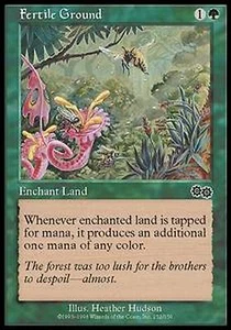 *MRM* FR/VF 4x Terrain Fertile - Fertile Ground MTG USG - Picture 1 of 1