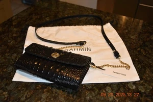 BRAHMIN Melbourne Polina Umhängetasche Handtasche schwarz Echtleder NEU RAR - Bild 1 von 8