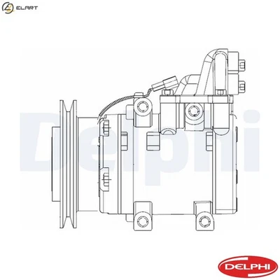 COMPRESSOR AIR CONDITIONING CS20524 FOR MAZDA PROCEED/DRIFTER B-SERIE/SUV 2.5L - Image 1 of 4