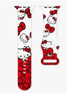 Bracelet montre Sanrio Hello kitty pour Apple Watch 38/39/40/41 Neuf - Photo 1 sur 3