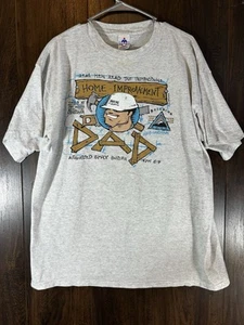 Vintage Jesus Hemd Herren grau Gr. XL Heimwerker Papa religiös Eph 6:4 - Bild 1 von 10