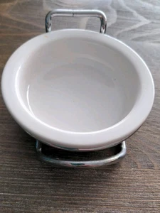 Pampered Chef White Replacement Dish For Standing Spoon Rest - Picture 1 of 7