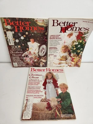 Christmas Memories Magazine Lot 1980s Better Homes & Gardens Vtg Ads Nostalgia Foto 1 de 4