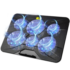 Laptop Cooling Pad with 6 High-Speed Fans, Computer Cooler with 7 Adjustable ... - Picture 1 of 7