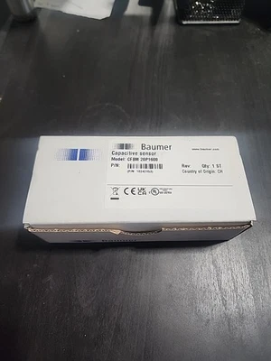 Baumer Capacitive Sensor CFBM 20P1600 PN: 10242153 Proximity Sensor PNP NO 10mm - Image 1 of 4