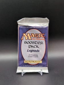 Magic: The Gathering - Legends Booster Pack 1994 MTG - English - Factory Sealed - Picture 1 of 2
