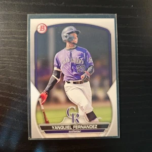 2023 Bowman - Prospects Yanquiel Fernandez #BP-30 Rockies - Picture 1 of 2