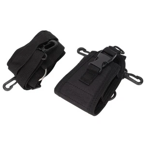 2 Way Radio Holster Portable Adjustable Nylon Walkie Talkie Universal - Zdjęcie 1 z 12