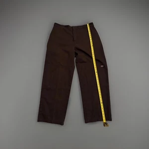 Dickies Men's Loose Fit Double Knee Cell Phone Pocket Work Brown Pants 40/33 - Picture 1 of 5