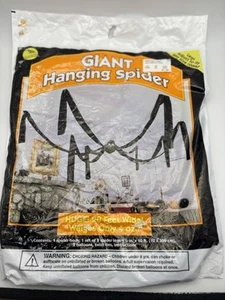 Halloween Giant Hanging Spider Decor 1995 20’ Wide NOS Spooky USA Vintage - Picture 1 of 3