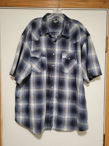 Authentic Western Youngbloods Vtg Pearl Snap Button Shirt Multicolor Plaid XXL - Picture 1 of 6