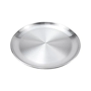 Silver Stainless Steel TrayRound Stainless Steel Large Tray10.3 inch/26.2 cm - Picture 1 of 6
