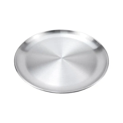 Silver Stainless Steel TrayRound Stainless Steel Large Tray10.3 inch/26.2 cm - Image 1 of 4
