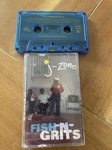 J-Zone - Fish-N-Grits Cassette Tape Old Maid Entertainment Clear Blue EUC - Bild 1 von 5