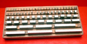 Working Set of Metric Gage Blocks (Inv.2924)  - Picture 1 of 1