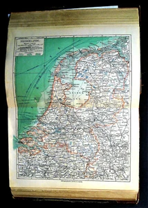 1900 Antiker Druck.NIEDERLANDE KARTE - HOLLANDKARTE..MEYERS.ETNA - Bild 1 von 1