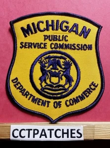 MICHIGAN PUBLIC SERVICE COMMISSION DEPT OF COMMERCE (POLICE) SHOULDER PATCH MI - Picture 1 of 2