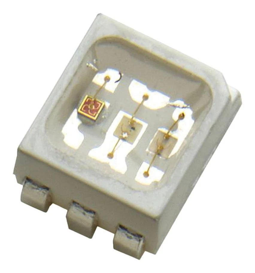 LED, RGB, SMD, 120 Degree, Square, R 20mA, G 20mA, B 20mA - ASMT-YTD7-0AA02 - Image 1 of 1