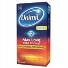 8413554144069 UNIMIL Max Love Time Control nawilżane lateksowe prezerwatywy 12sz
