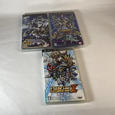 Lot3 PSP SD Gundam G Generation , World & Dai 2 zi Super RobotTaisen Z - JP Game - Image 1 of 4