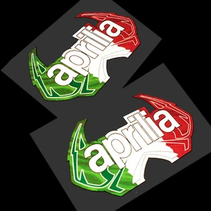 Calcomanías de gráficos Aprilia león italiano motocicleta x 2 piezas pequeñas REFLECTIVAS - Imagen 1 de 3